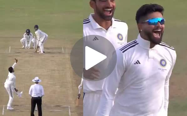 [Watch] Shreyas Iyer Takes A Wicket On His First Ball; Stuns Mayank Agarwal In Duleep Trophy